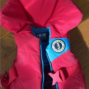 Mustang Survival Red Life Jacket
